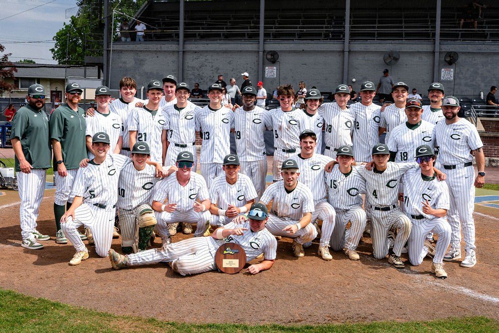 Cornwall baseball after the regional win over Rye at Cantine Field