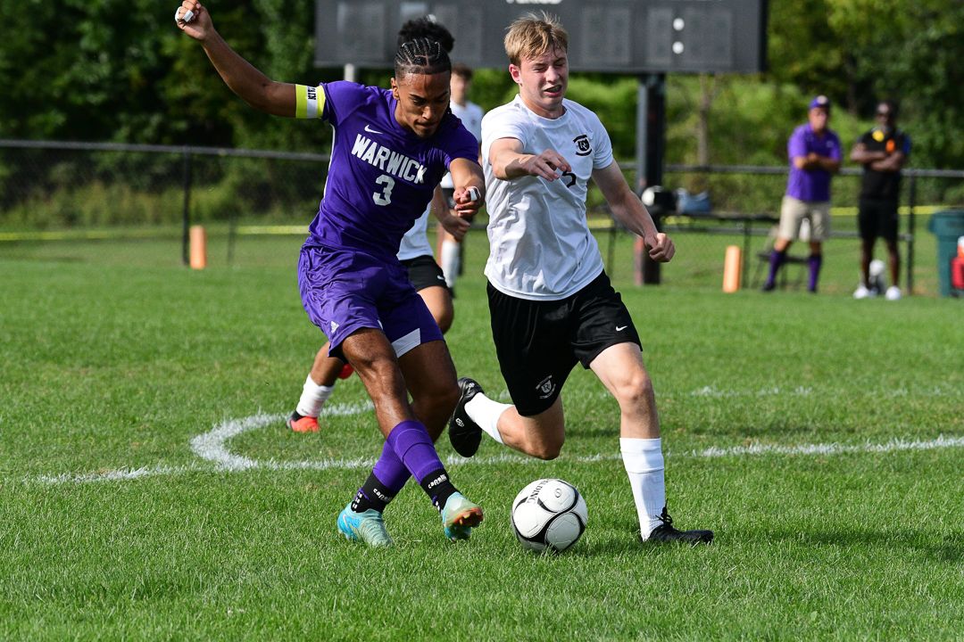 Soccer: Warwick battles Delaware Valley for possession — photographed by William Cutler for 845 Sports Rewind